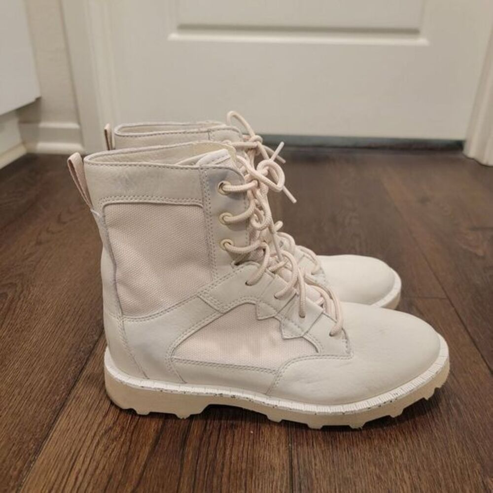 Sorel Caribou Tactical Combat Boot Military Canvas Lace-Up Ankle Boots Sz 9.5
